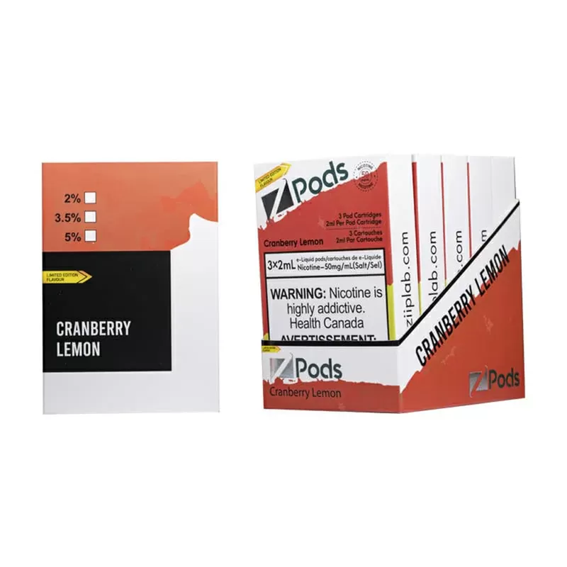 ZPODS CRANBERRY LEMON