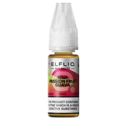 Elfliq Kiwi Passionfruit Guava Nic Salt E-Liquid - 20mg