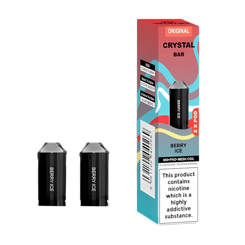 Crystal Bar Original 600 Pods - Strawberry Burst - Image 2