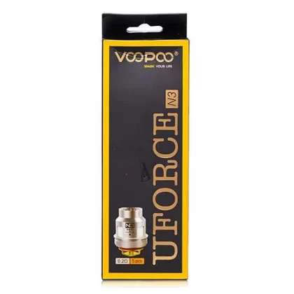 VOOPOO UForce Coils - 5 Pack; D4 - 0.4 Ohm, N1 - 0.13 Ohm (9AD1A2) (9AD1A2)