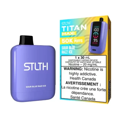 STLTH Titan Max Disposable Vape – Sour Blue Razz Ice - Ecigdepot