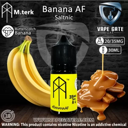 M.terk - Banana AF Saltnic - 20 mg