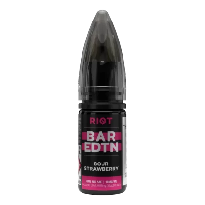 Sour Strawberry Nic Salt By Riot Squad BAR EDTN - 5mg