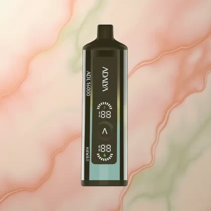 Adalya ADL 16000 PRO Hawaii Steel Pipe Disposable Vape with Smart Mesh Coil and 25ml E-liquid