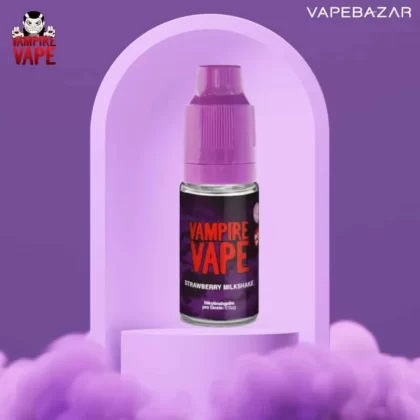 Vampire Vape Liquid – Strawberry Milkshake - 6mg/ml, 3mg/ml
