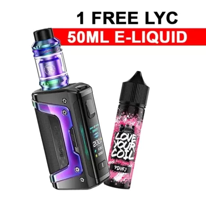 Geekvape Aegis Legend 5 Vape Kit - Colour#Aurora Runaway>Carbon Black>Earth Brown>Frost Silver>Glacier Green>Racing Gold>Turbo Red>Twilight Blue