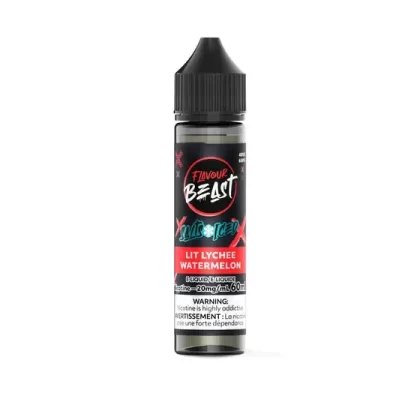 Flavour Beast E-Liquid 60mL Salts – Lit Lychee Watermelon
