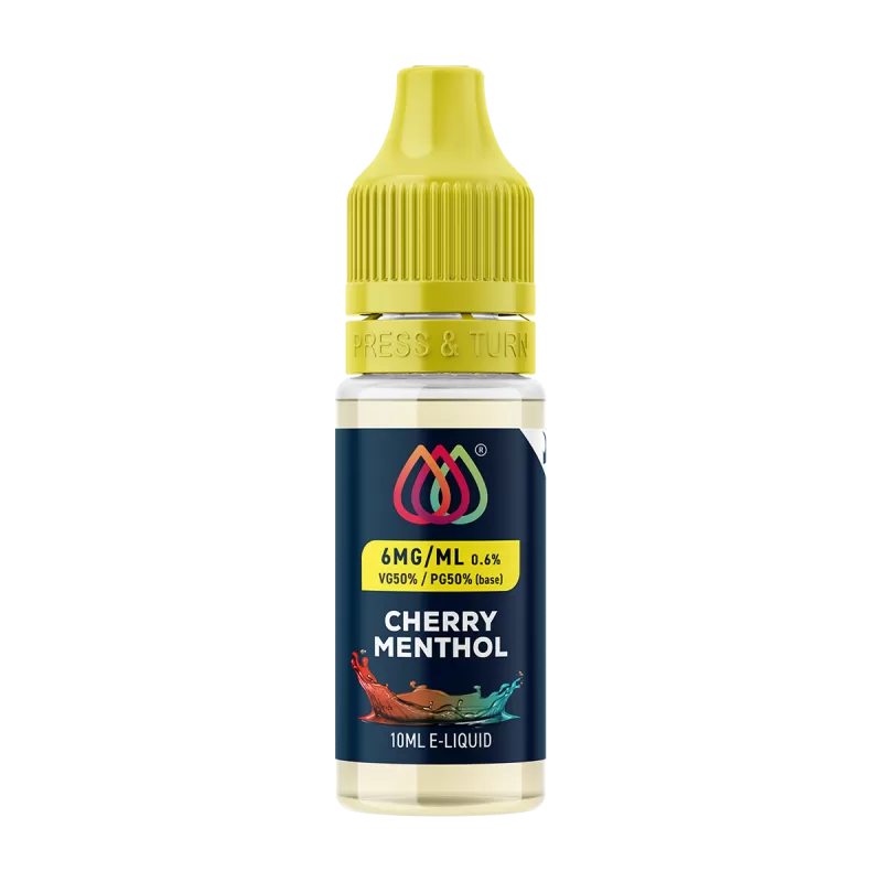 Cherry Menthol E-Liquid by Aquavape - 10ml - 6mg - Vape Product (56B6CC) - Image 2