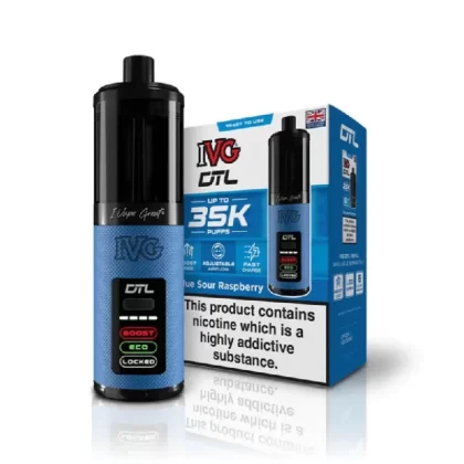 IVG DTL 35k Prefilled Pod Kit Blue Sour Raspberry - Strength#20mg