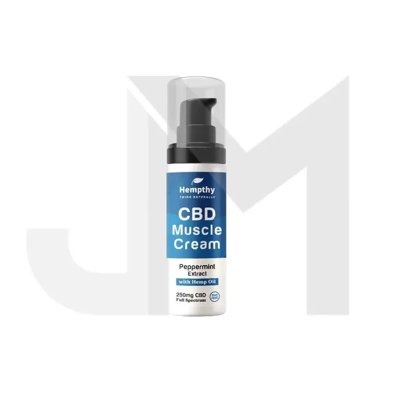 Hempthy 250mg Broad Spectrum CBD Muscle Cream – 50g