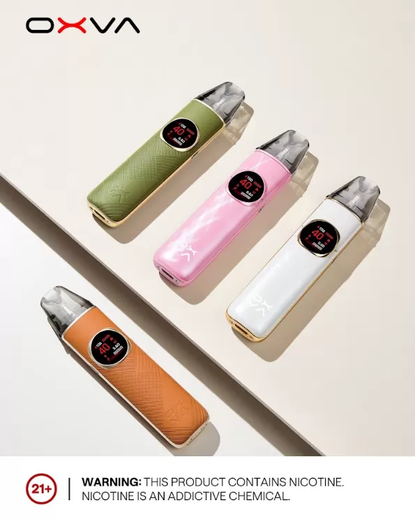 OXVA Nexlim 2 Pod Kit - Green Leather, Black Leather - Image 2