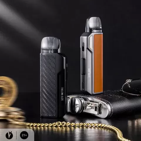 Lost Vape Thelema Elite 40 Pod Vape - Black Carbon, Pink Survivor