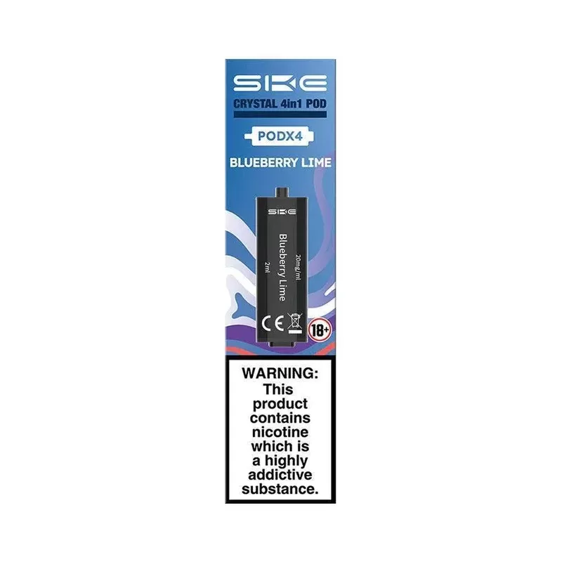 BLUEBERRY LIME – SKE CRYSTAL 4IN1 PODS – PACK OF 4