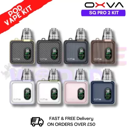 Oxva Xlim SQ Pro 2 Pod Kit + FREE Nic Salt – Only £22.99