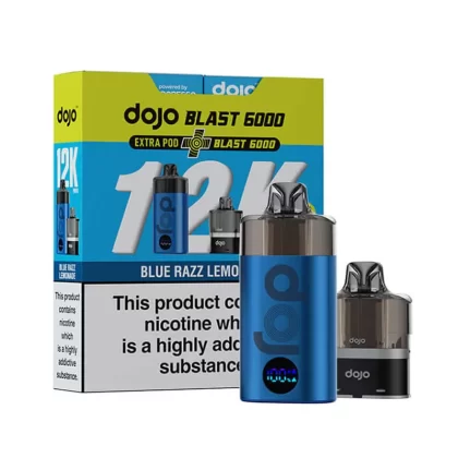 Vaporesso DOJO Blast 12K Prefilled Kit Bundle - Blue Razz Lemonade