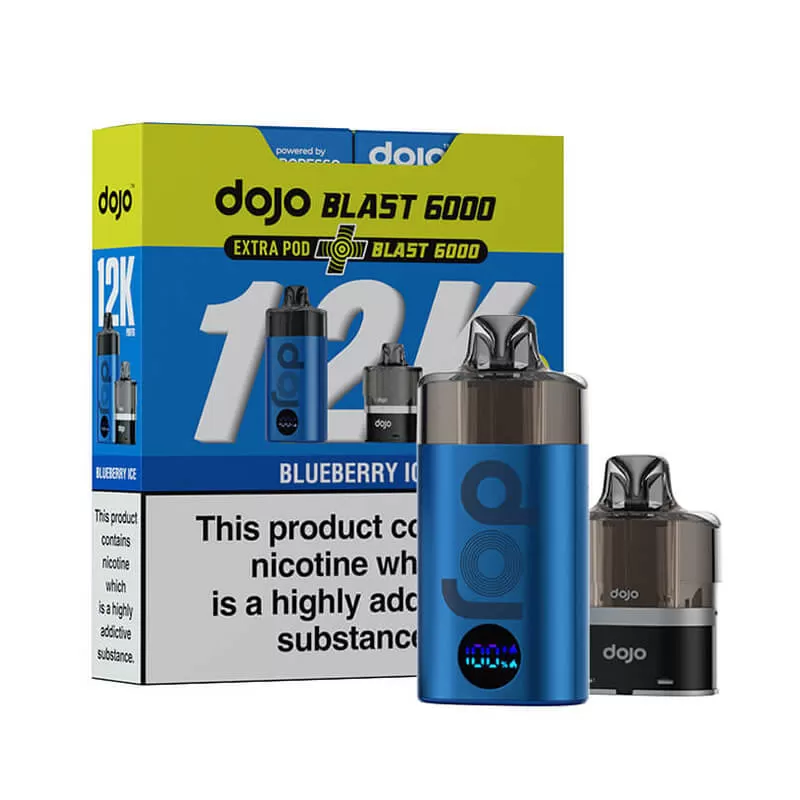 Vaporesso DOJO Blast 12K Prefilled Kit Bundle - Blue Razz Lemonade - Image 2