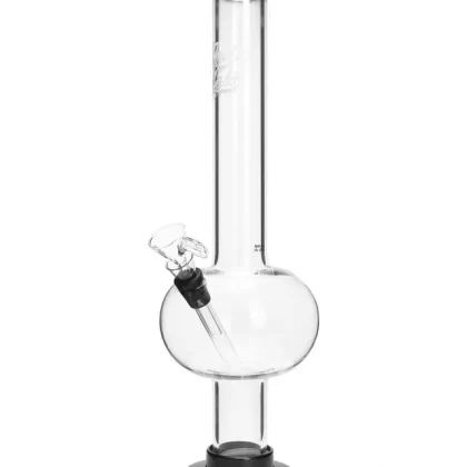 Glowfly Glass 13″ Bubble Bong w/ Removable Base
