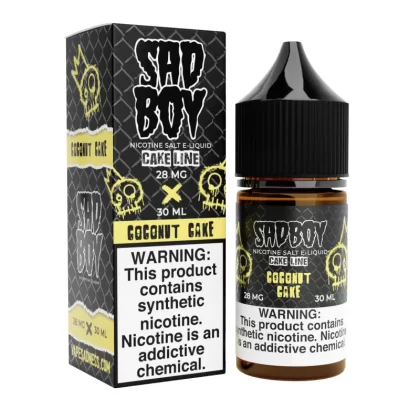 Sadboy Cake Line Coconut Cake 30ml TF Nic Salt Vape Juice - Eightvape