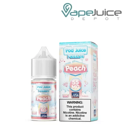 Peach Freeze Pod Juice TFN Salt 30ml