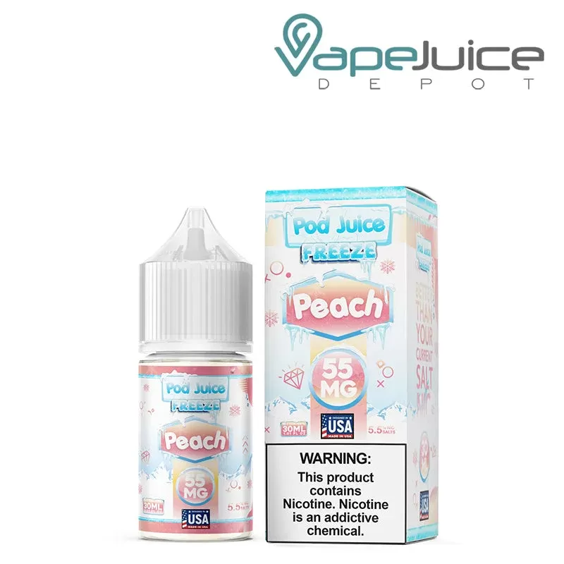 Peach Freeze Pod Juice TFN Salt 30ml