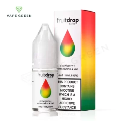 Strawberry Watermelon Kiwi Nic Salt E-Liquid by Fruit Drop