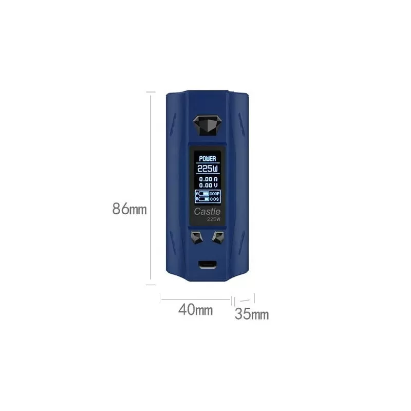 ATVS Castle Box Mod 225W - Black - Image 2