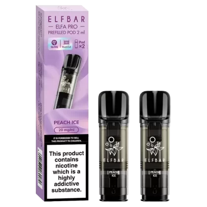 Peach Ice Elfbar Elfa Pro Pods - 20mg - Vape Product