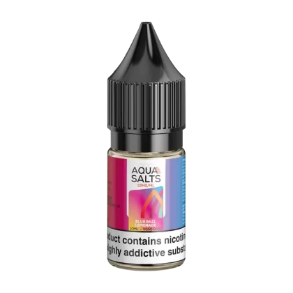 Blue Razz Lemonade Nic Salt by Aqua Salts 10ml - 10mg - Vape Product (FAEA3A)