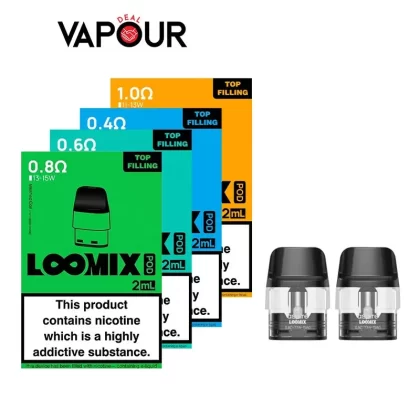 Aspire Loomix Replacement Pods - 1.0 Ohm