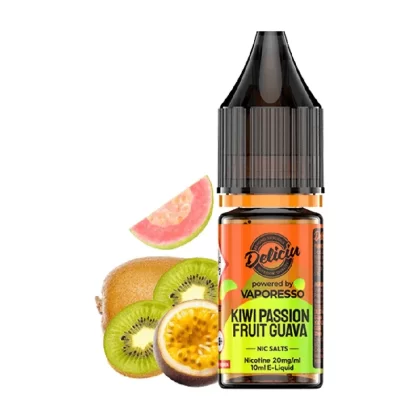 Kiwi Passion Fruit Guava Deliciu Nic Salt E-Liquid by Vaporesso