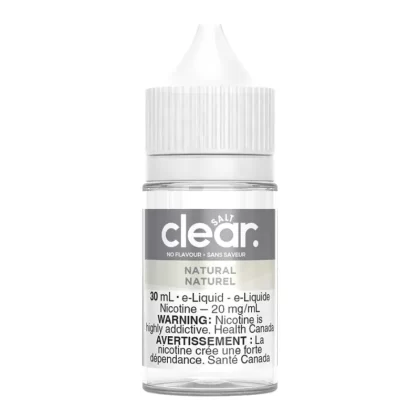 Clear Salt Nic E-liquid - Natural 30ml - 12mg/ml