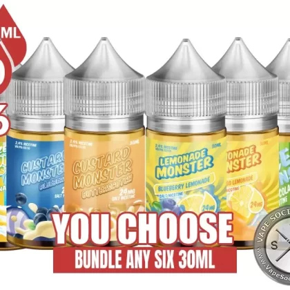 Monster Salt Bundle 6x30ml (180ml)
