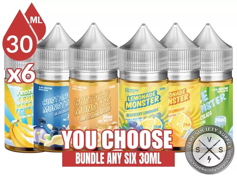 Monster Salt Bundle 6x30ml (180ml)