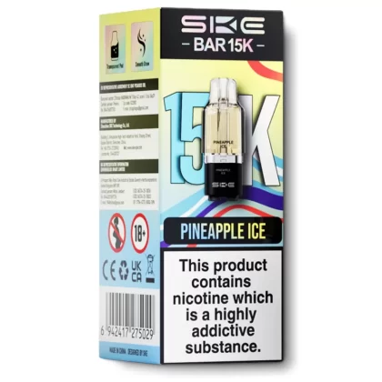 Pineapple Ice by SKE Bar 15K - Ecigarettedirect Co