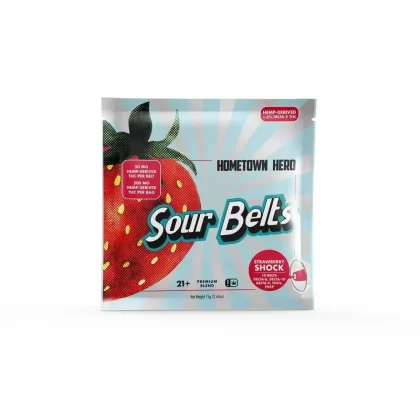 Hometown Hero D9 + THCP Sour Belts – 3000mg