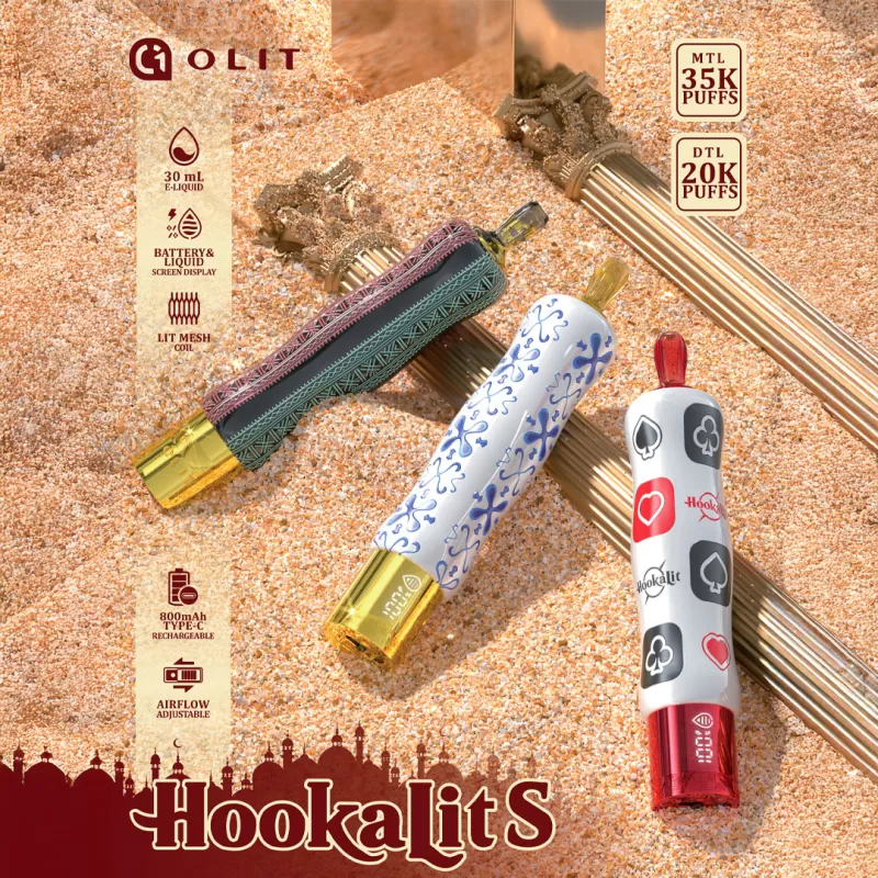 OLIT HookaLit S 35K Puff Disposable E-Hookah - 35,000 Puffs - Lucid Dream