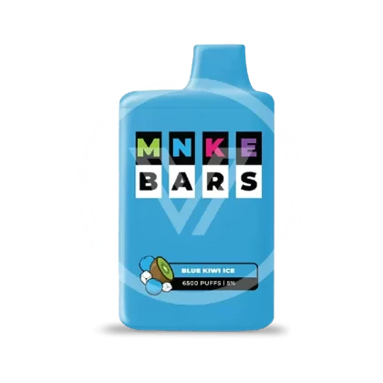 MNKE BARS Disposable 6500 Puffs Blue Kiwi Ice