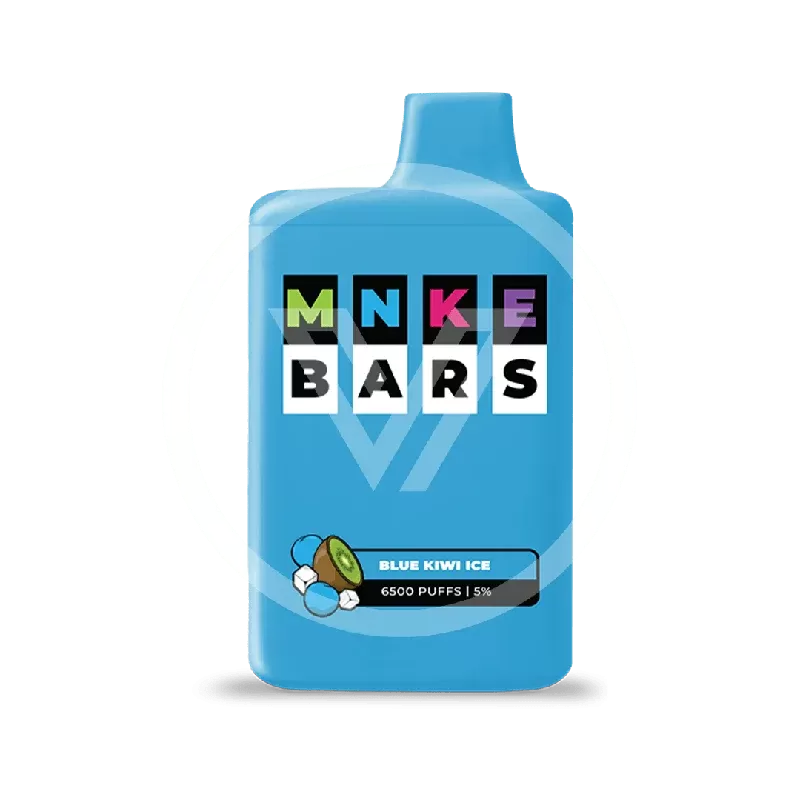 MNKE BARS Disposable 6500 Puffs Blue Kiwi Ice