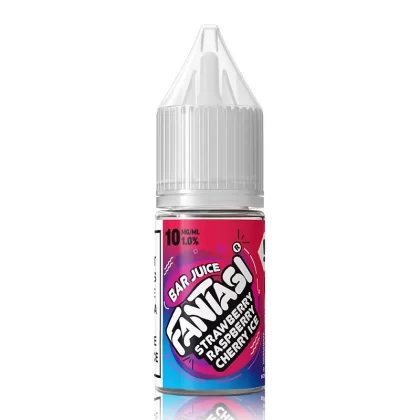 Strawberry Raspberry Cherry Ice By Fantasi Bar Salts 10ml (OOD) - Nicotine Strength#20mg (Salt)>10mg (Salt) (C7C0DB)