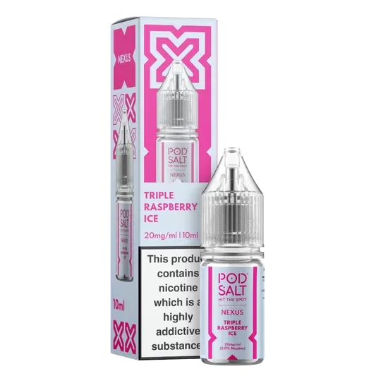 Nexus Triple Raspberry Ice 10ml Nicotine Salt E-Liquid