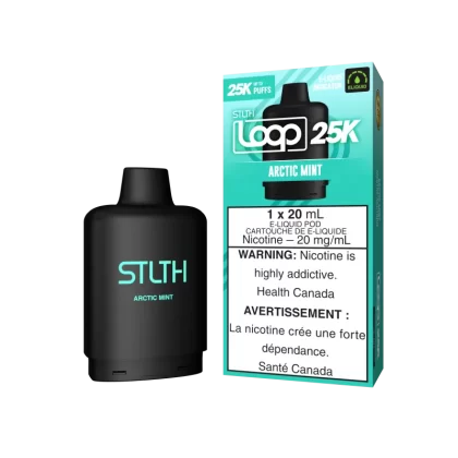 STLTH LOOP 25K Pod Pack - Arctic Mint - 20 mg/mL (wholeseller) - Excise ON, 20 mg/mL (wholeseller) - Excise AB (024FB9)