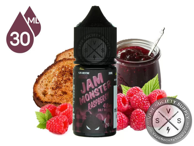Raspberry Jam Monster Salt 30ml - Vape Product, Vape Product