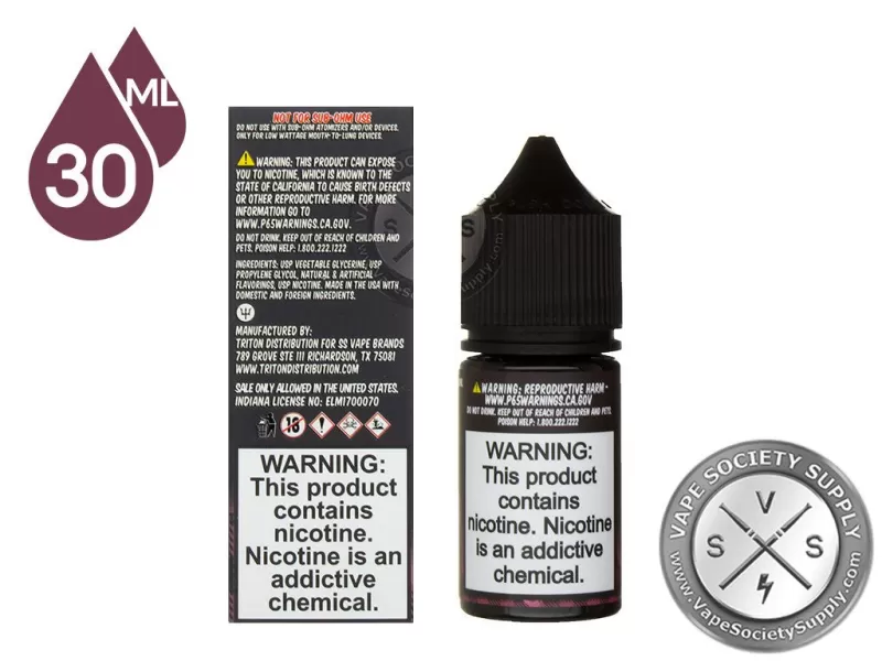 Raspberry Jam Monster Salt 30ml - Vape Product, Vape Product - Image 3