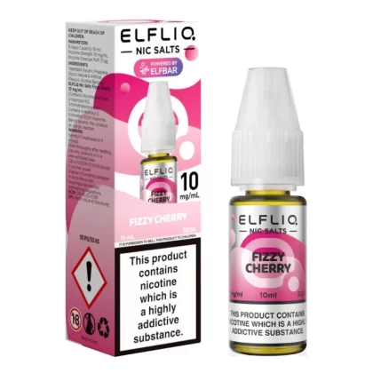 Fizzy Cherry Nic Salt E-Liquid by Elf Bar Elfliq (10ml)