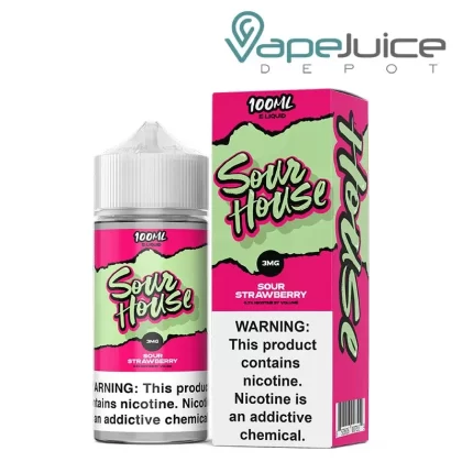 Strawberry Sour House eLiquid 100ml