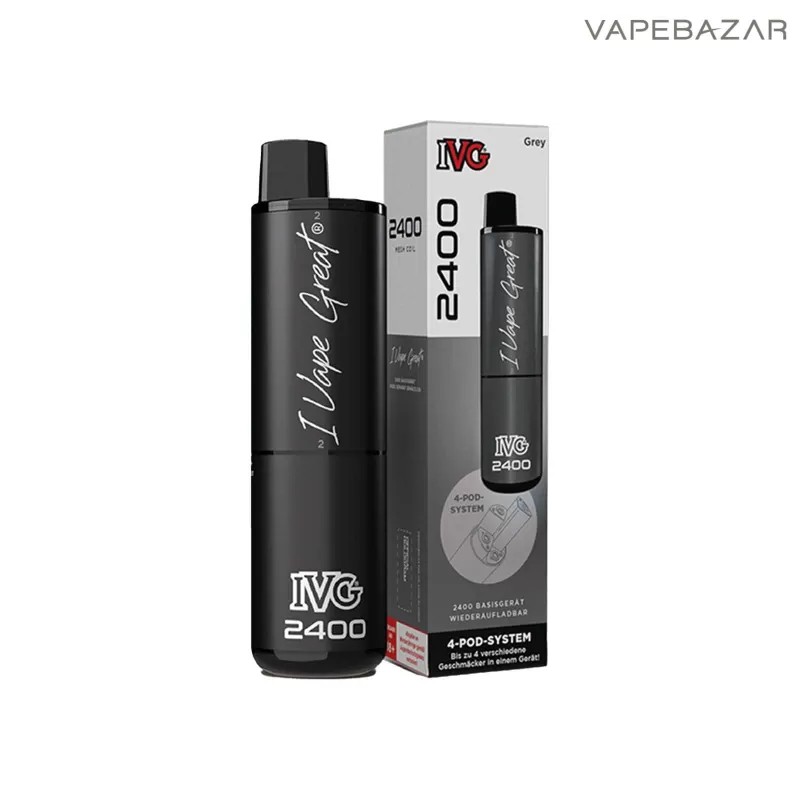 IVG 2400 – 4 Pod System – Device – Grey - Image 3