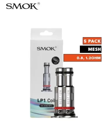 Smok Lp1 Replacement Coils - 1.2 Ohm Mesh - Five Pack