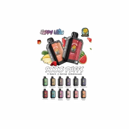Happy Ultra 9000 Rechargeable Disposable Vape 9000 Puffs - Bangvapeaustralia