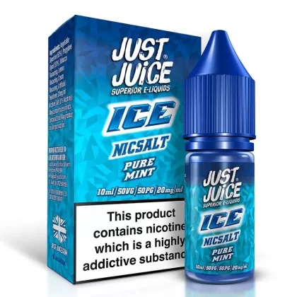 Pure Mint By Just Juice ICE Salts 10ml - Nicotine Strength#11mg (Salt)>20mg (Salt)>5mg (Salt) (4053A1)