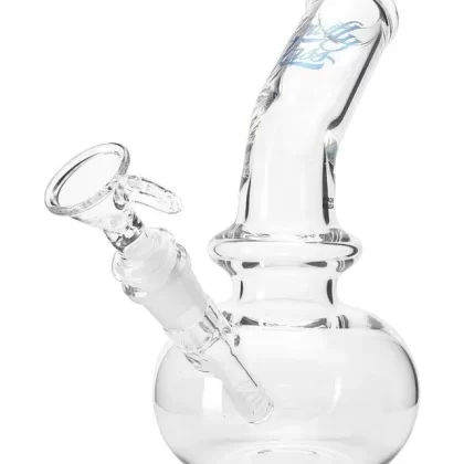 Glowfly Glass 10″ Bent Neck Bong - Ejuicewarehouse